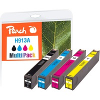 Peach PI300-938 blækpatron 4 stk Kompatibel Standard udbytte Sort, Blå, Magenta, Gul Standard udbytte, 72 ml, 46 ml, 3855 Sider, 4 stk, Multipakke