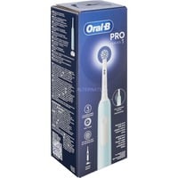 Procter & Gamble Pro 1 Sensitive Clean Voksen Roterende, pulserende tandbørste Blå, El-tandbørste Turkis, Voksen, Roterende, pulserende tandbørste, Daglig pleje, Sensitiv, Blegning, 20000 Omdrejninger pr. minut, Blå, 8800 Omdrejninger pr. minut
