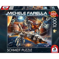 Schmidt Spiele Michele Farella: Magiske stjerneverdener - Vægtløs i rummet, Puslespil 