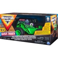 Spin Master MJC RDC 1to24Scale GraveDigger UPCX GML, RC Sort/Grøn, Monster Jam MJC RDC 1to24Scale GraveDigger UPCX GML, Monster lasbil, 4 År