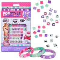 Spin Master PopStyle Bracelet Maker Expansion Pack, Klippe og klistre Cool Maker PopStyle Bracelet Maker Expansion Pack, Smykkefremstillingssæt til armbånd til børn, 7 År, Flerfarvet