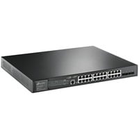 TP-Link TL-SG3428XMP netværksswitch Administreret L2/L3 Gigabit Ethernet (10/100/1000) Strøm over Ethernet (PoE) 1U Sort Administreret, L2/L3, Gigabit Ethernet (10/100/1000), Strøm over Ethernet (PoE), Stativ-montering, 1U