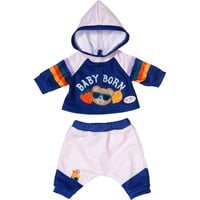 ZAPF Creation BABY born Jogging Suit Navy 43cm, Dukke tilbehør BABY born Jogging Suit Navy 43cm, Dukketøjsæt, 3 År