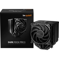 be quiet! Dark Rock Pro 5 Processor Luftkøler 120/135 mm Sort 1 stk, CPU køler Sort, Luftkøler, 120/135 mm, Sort