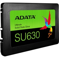 ADATA ULTIMATE SU630 240 GB 2.5" SATA QLC 3D NAND, Solid state-drev Sort, 240 GB, 2.5", 520 MB/s, 6 Gbit/sek.