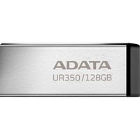 ADATA UR350-128G-RSR/BK, USB-stik nikkel/Sort