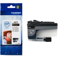 Brother LC-427BK blækpatron 1 stk Original Standard udbytte Sort Standard udbytte, Sort, Pigmentbaseret blæk, 1 stk, 3000 Sider, Enkelt pakke