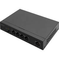 Digitus 4+1-ports Gigabit PoE, Switch Sort