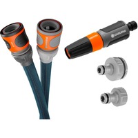 GARDENA Tekstilslange Liano Xtreme 1/2", 15 meter sæt mørk grå/Orange