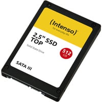 Intenso Top 2.5" 512 GB Serial ATA III MLC, Solid state-drev Sort, 512 GB, 2.5", 520 MB/s, 6 Gbit/sek., Bulk