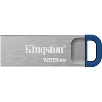 Kingston DataTraveler Kyson 128 GB, USB-stik Sølv/Blå