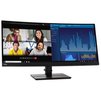 Lenovo THINKVISION P34W-20 renoveret, LED-skærm Sort