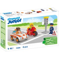 PLAYMOBIL Junior: Hverdagshelte, Bygge legetøj 