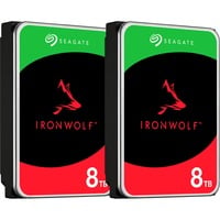 Seagate IronWolf NAS 2 x 8 TB Bundle, Harddisk 