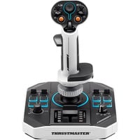 Thrustmaster Sol-R 1 Flightstick Sort, Hvid USB Analog/digital PC, Joystick Sort/Hvid, Flightstick, PC, Analog/digital, Ledningsført, USB, USB Type-C