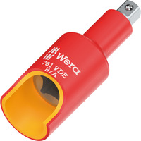 Wera 781 VDE A/B - 1/4" forbindelsesdel, Topnøgle adapter Rød