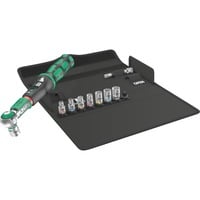 Wera Drejmomentsnøgle Safe-Torque A1 Sæt 1, 10 dele, Momentnøgle Sort/Grøn