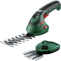 Bosch Isio Dobbeltklinge 500 g, Græs sakse Grøn/Sort, 12 cm, Dobbeltklinge, 2,5 m/s², 1,5 m/s², Batteri, 3,6 V