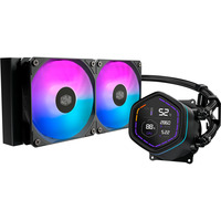Cooler Master MasterLiquid Core Digital Nex 240 ARGB, Vandkøling Sort