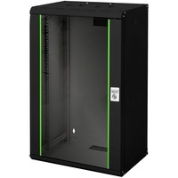 Digitus DN-19 20-U-SW stativ Vægmonteret stativ Sort, IT kabinet Sort, Vægmonteret stativ, 100 kg, Sort