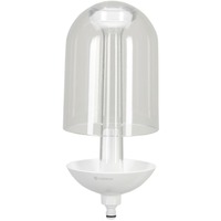 GARDENA ClickUp! fugle foderautomat Transparent, Hvid Akryl, Beholder Transparent, Hvid, Akryl, 152 mm, 152 mm, 350 mm