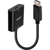 Lindy DisplayPort 1.2 til HDMI 18G konverter, Adapter Sort