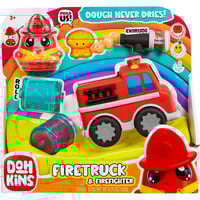 MGA Entertainment DohKins Firetruck & Firefighter Legesæt med modellervoks 192 g Flerfarvet, Ælt Legesæt med modellervoks, Flerfarvet, Barn, Dreng/Pige, 3 År, 99 År