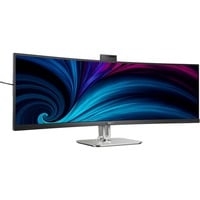 Philips 5000 series 49B2U5900CH/00 computerskærm 124 cm (48.8") 5120 x 1440 pixel Dual QHD LCD Sort, LED-skærm Sort/Sølv, 124 cm (48.8"), 5120 x 1440 pixel, Dual QHD, LCD, 4 ms, Sort