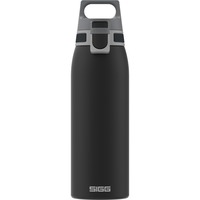 SIGG Shield One Black 1L, Drikkedunk Sort