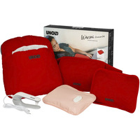 Unold Elektrisk Varmeflaske Wärmi Premium Sæt, Varme pude Rød