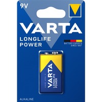Varta -4922/1 Husholdningsbatterier Engangsbatteri, 9V, Alkaline, 9 V, 1 stk, Blå, Guld