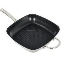 WMF 0748446021 Bradepande Firkant, Stegepande rustfrit stål/antracit, Firkant, Bradepande, Rustfrit stål, CeraProtect, 400 °C, Rustfrit stål