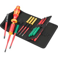 Wera Kraftform Kompakt VDE 15 Torque extra slim 1 Tool Finder, 15 dele, Skruetrækker Rød/Gul