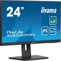 iiyama ProLite XUB2463HSU-B1 computerskærm 60,5 cm (23.8") 1920 x 1080 pixel Fuld HD LED Sort, LED-skærm Sort (mat), 60,5 cm (23.8"), 1920 x 1080 pixel, Fuld HD, LED, 3 ms, Sort