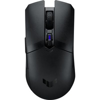 ASUS TUF Gaming M4 Wireless mus Spil Højre hånd RF trådløs + Bluetooth Optisk 12000 dpi, Gaming mus Sort, Højre hånd, Optisk, RF trådløs + Bluetooth, 12000 dpi, Sort