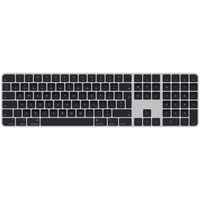 Apple Magic Keyboard tastatur USB + Bluetooth QWERTY Engelsk Sort, Sølv Sølv/Sort, Layout i Storbritannien, Fuld størrelse (100 %), USB + Bluetooth, QWERTY, Sort, Sølv