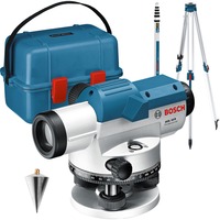 Bosch Optisk nivelleringsinstrument GOL 32 G Professional, med stativ, Lydstyrkejustering Blå