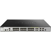 D-Link DGS-3630-28SC netværksswitch Administreret L3 1U Sort Administreret, L3, Fuld duplex, Stativ-montering, 1U