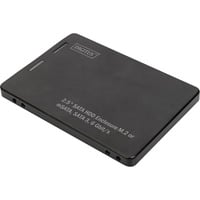 Digitus 2,5" harddisk monteringsramme, Drev kabinet Sort