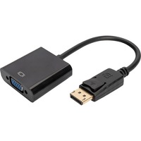 Digitus Adapter / Konverter DisplayPort > VGA HD15 Sort