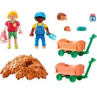 PLAYMOBIL City Life Pleje af pindsvinefamilien, Bygge legetøj 