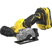 Stanley Batteridrevet multimaterialskærer, 18 Volt, cut off maskine Sort/Gul