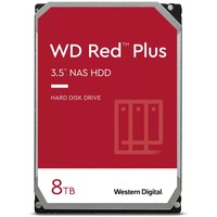 WD Red Plus 3.5" 8000 GB Serial ATA III, Harddisk 3.5", 8000 GB, 5400 rpm