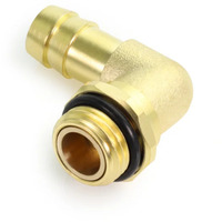 Alphacool ES vinkeladapter 90° drejelig G1/4 90° 12,7/7,6mm, Forbindelse 