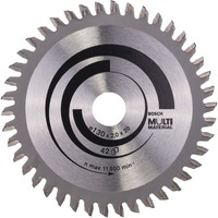 Bosch 2 608 641 195 rundsavklinge 13 cm 1 stk Flere, 13 cm, 2 cm, 1,4 mm, 2 mm, HLTCG (High-Low Triple Chip Grind)