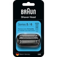 Braun 81697104 tilbehør til barbermaskine Barberingshoved, Barberhovedet Sort, Barberingshoved, 1 hoved(er), Sort, 18 måned(er), Tyskland, Braun