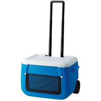 Coleman 50QT Poly-lite Hjulnet Køleboks Blå/Hvid