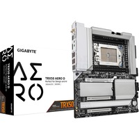 GIGABYTE TRX50 AERO D, Bundkort Sølv/Sort
