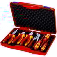 KNIPEX 00 21 15, Værktøjssæt Rød/Gul