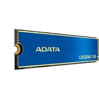 ADATA LEGEND 700 512 GB M.2 PCI Express 3.0 NVMe 3D NAND, Solid state-drev Blå/Guld, 512 GB, M.2, 2000 MB/s